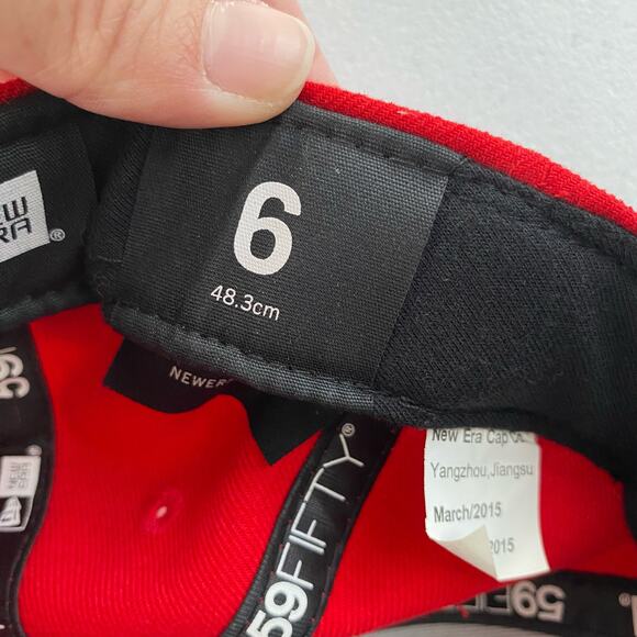 MLB Cincinnati Reds New Era Infant Size 6 48.3 cm Baseball Cap Hat Logo Baby - Picture 10 of 12